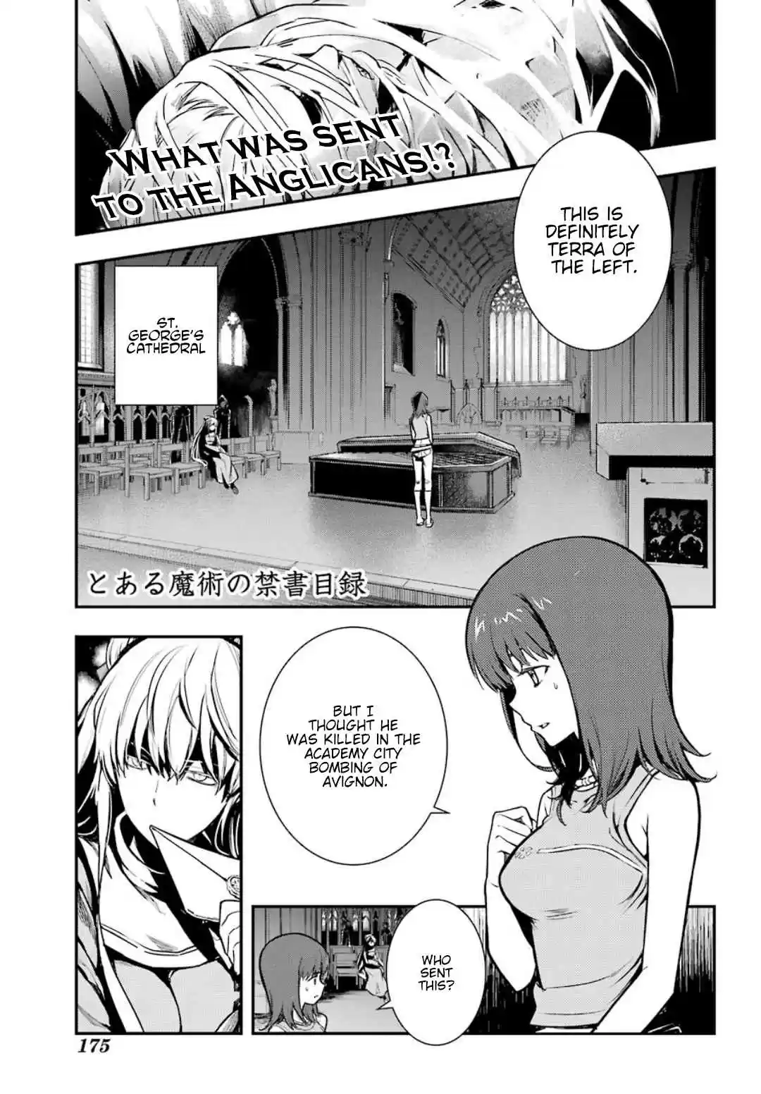 Toaru Majutsu no Index Vol. 25 Ch. 150 Sentence