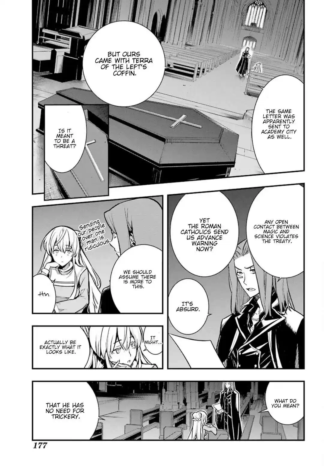 Toaru Majutsu no Index Vol. 25 Ch. 150 Sentence