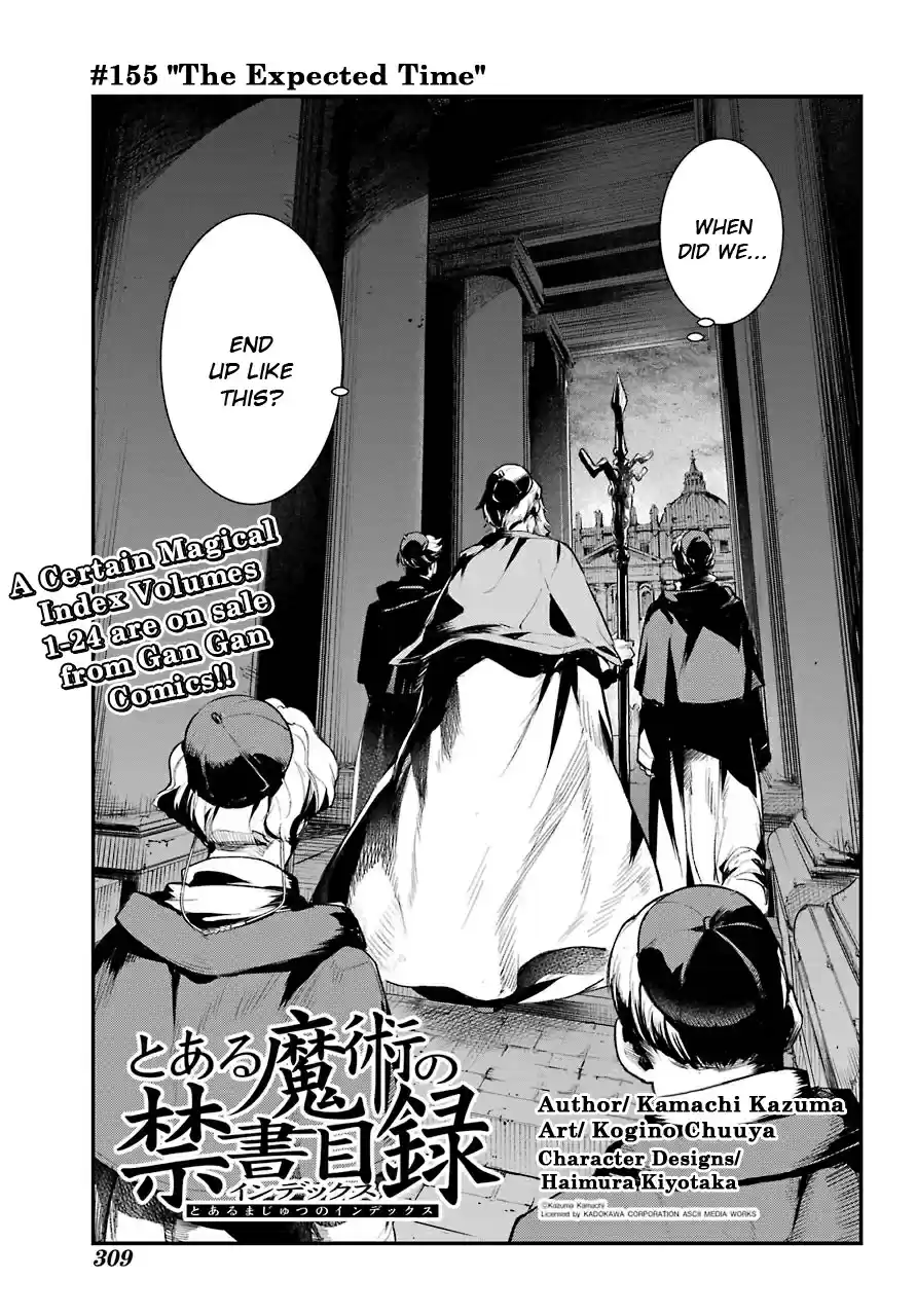 Toaru Majutsu no Index Vol. 25 Ch. 155 The Expected Time