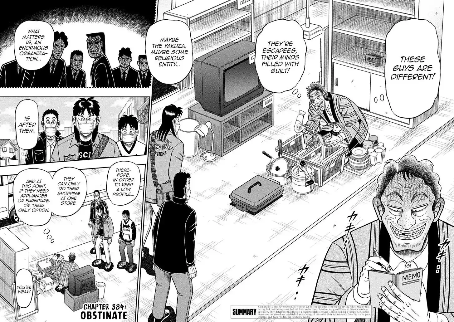Tobaku Datenroku Kaiji - 24oku Dasshutsu Hen Ch.384