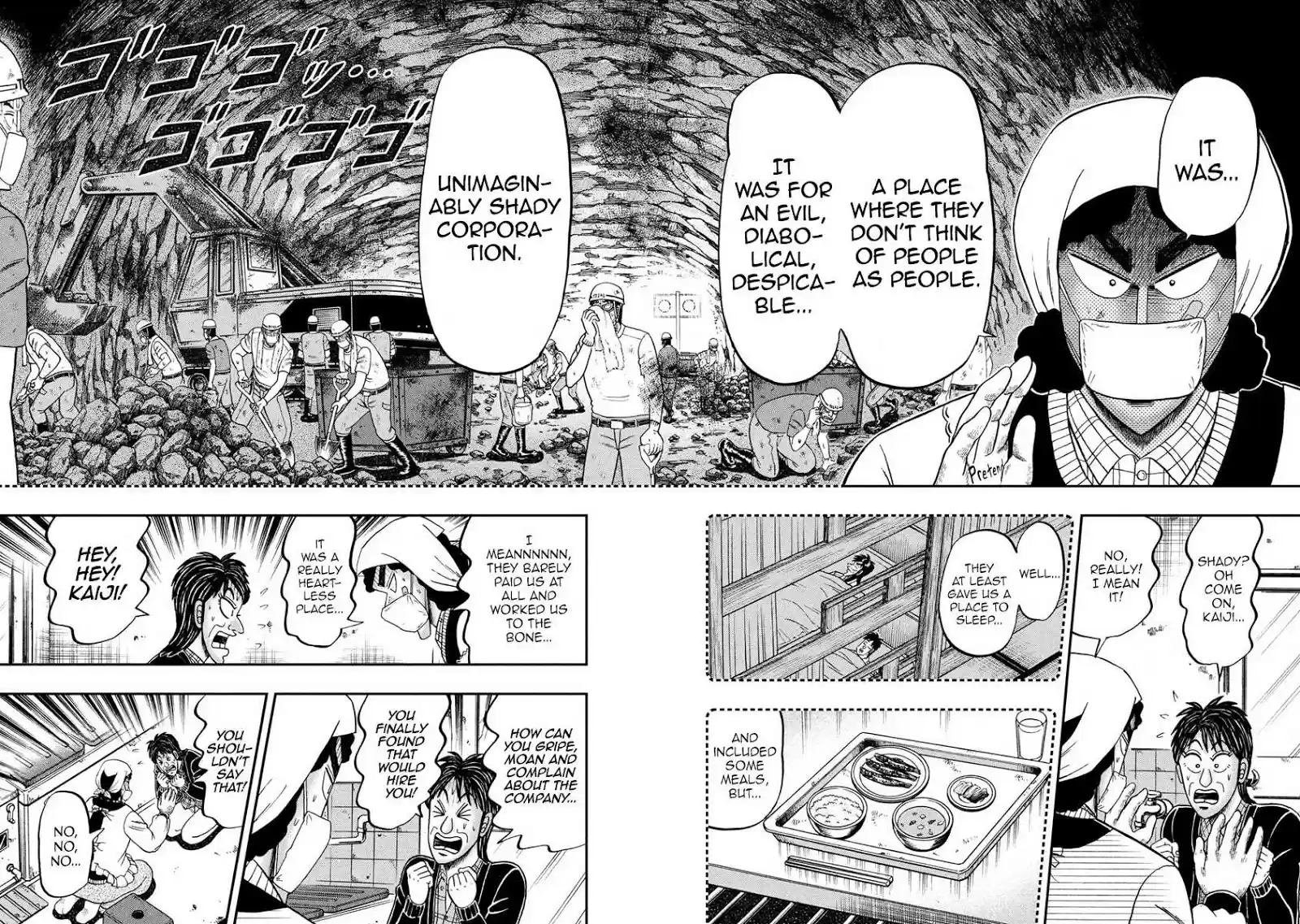 Tobaku Datenroku Kaiji - One Poker Hen Chapter 300: Bathing Room