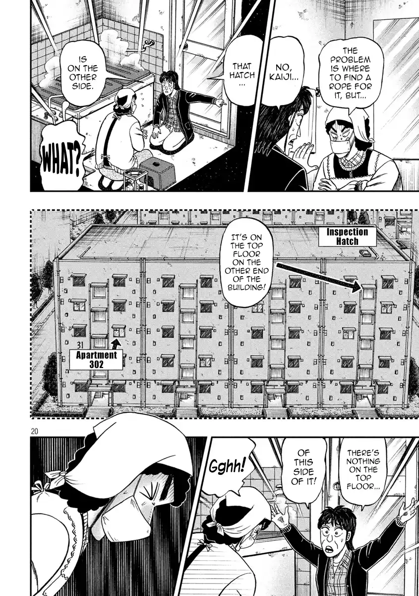 Tobaku Datenroku Kaiji - One Poker Hen Chapter 308: Cornered Mouse
