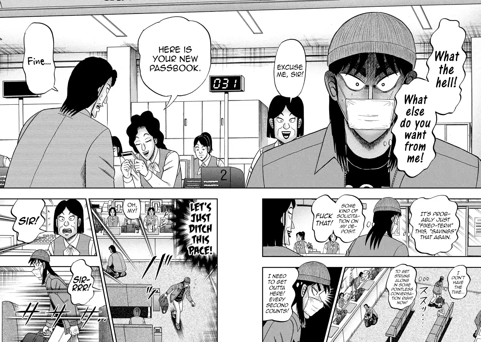 Tobaku Datenroku Kaiji - One Poker Hen Chapter 326: Calamity