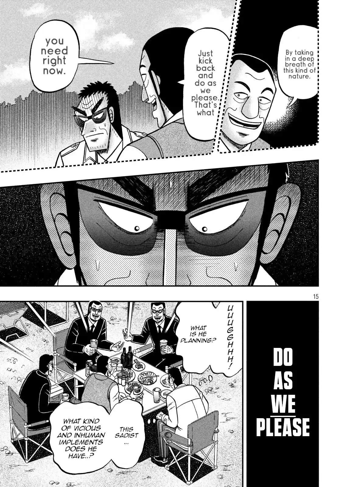 Tobaku Datenroku Kaiji - One Poker Hen Chapter 334: Sadism