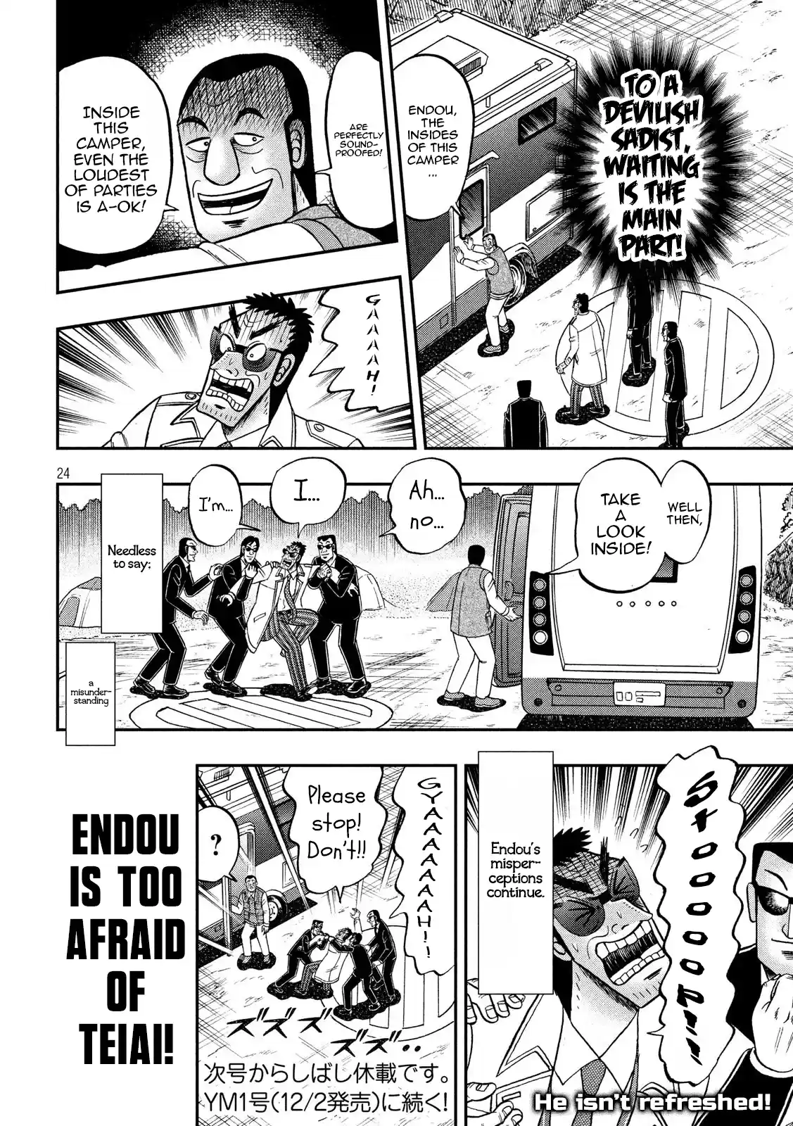 Tobaku Datenroku Kaiji - One Poker Hen Chapter 334: Sadism