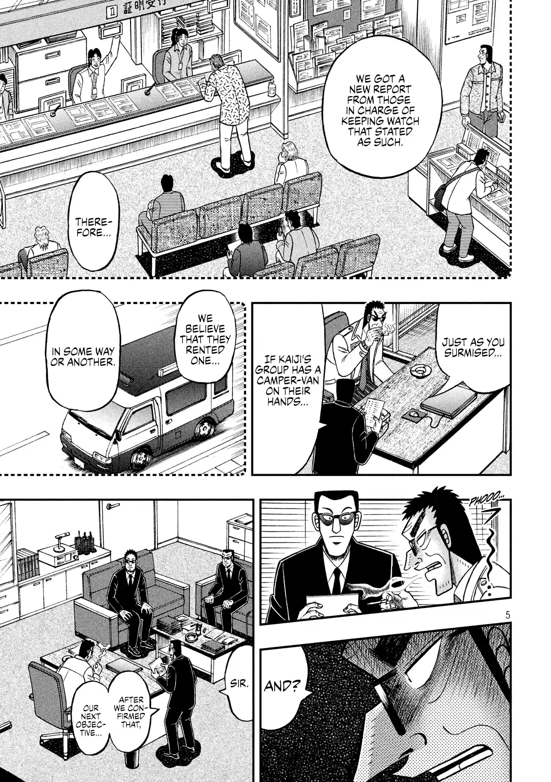 Tobaku Datenroku Kaiji - One Poker Hen Chapter 339: Closing In