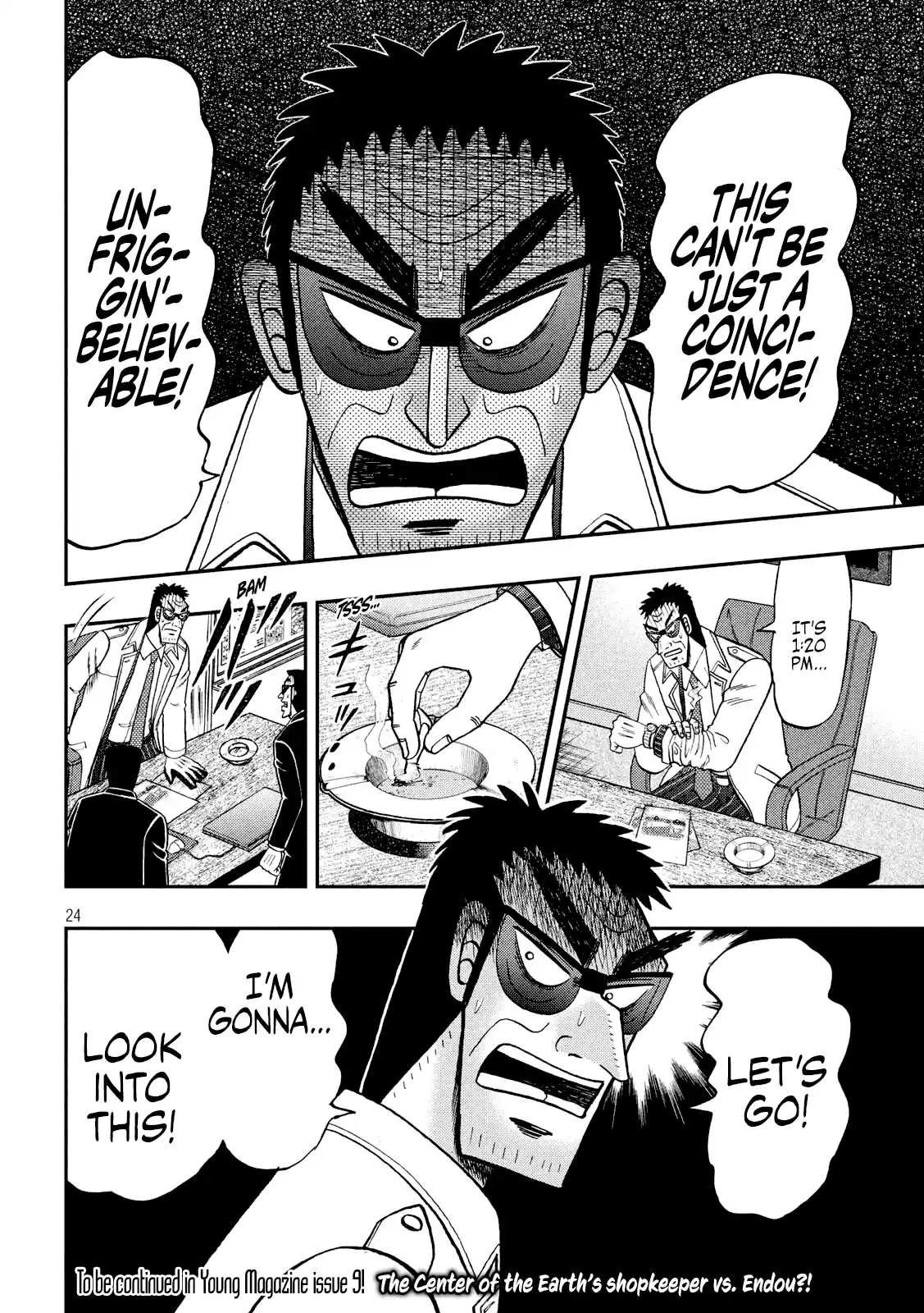 Tobaku Datenroku Kaiji - One Poker Hen Chapter 339: Closing In