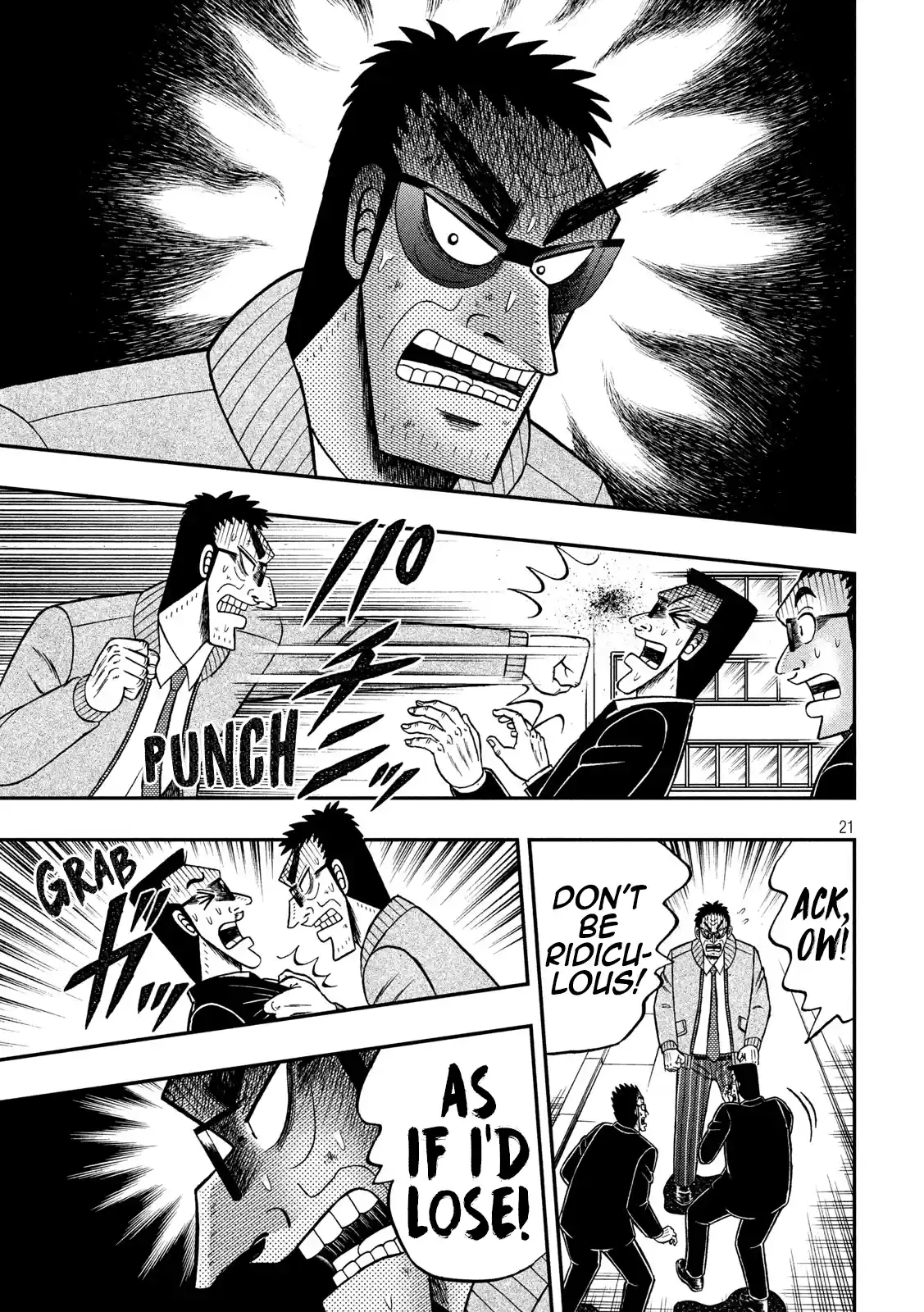 Tobaku Datenroku Kaiji - One Poker Hen Chapter 344: Fight
