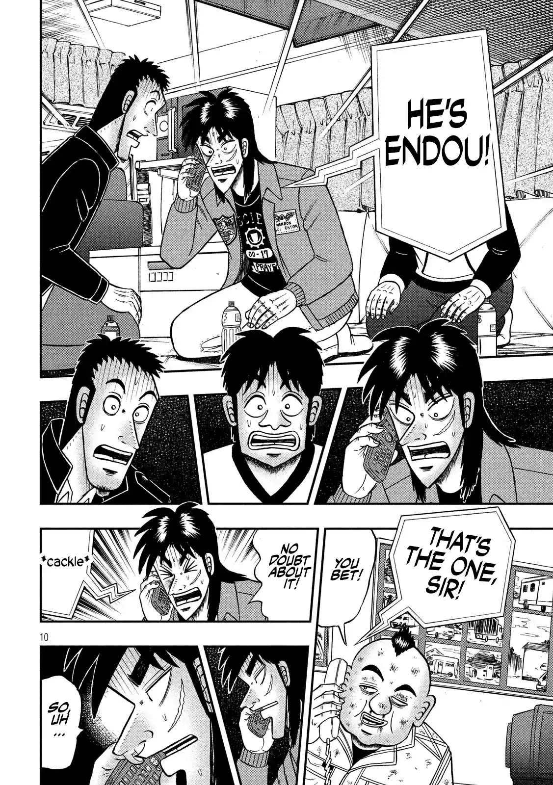Tobaku Datenroku Kaiji - One Poker Hen Chapter 346: Quick Wit