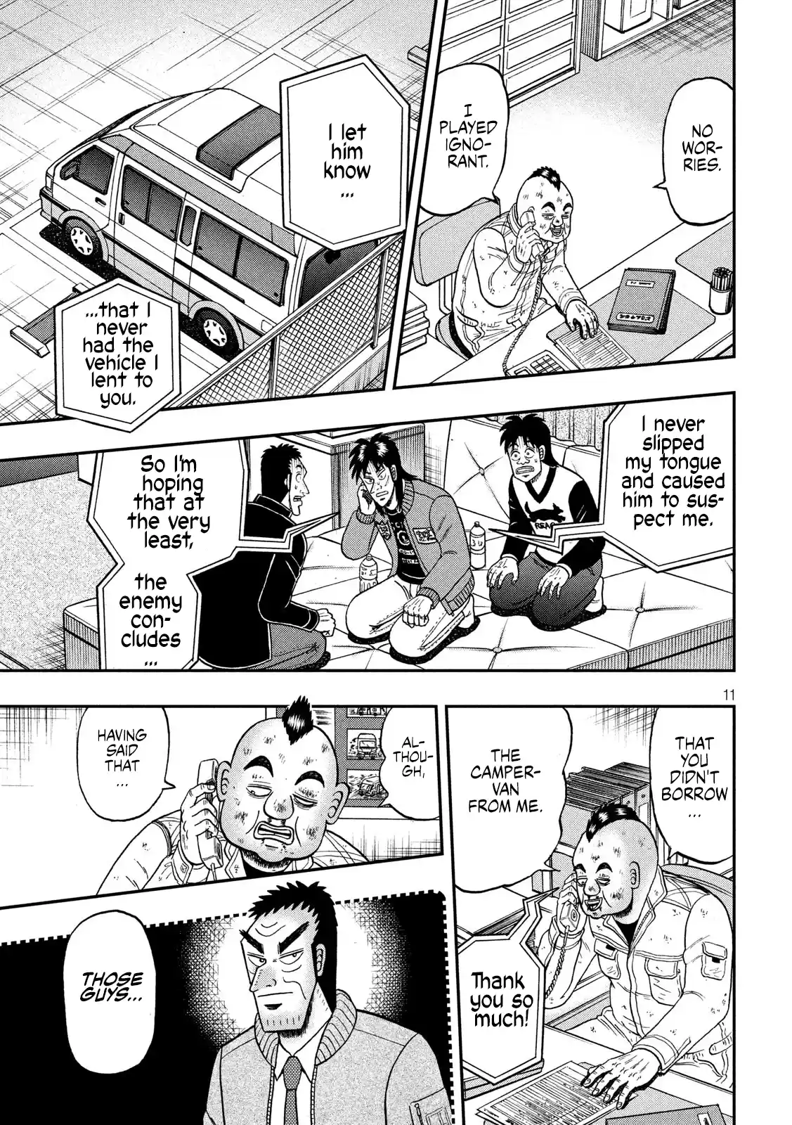 Tobaku Datenroku Kaiji - One Poker Hen Chapter 346: Quick Wit