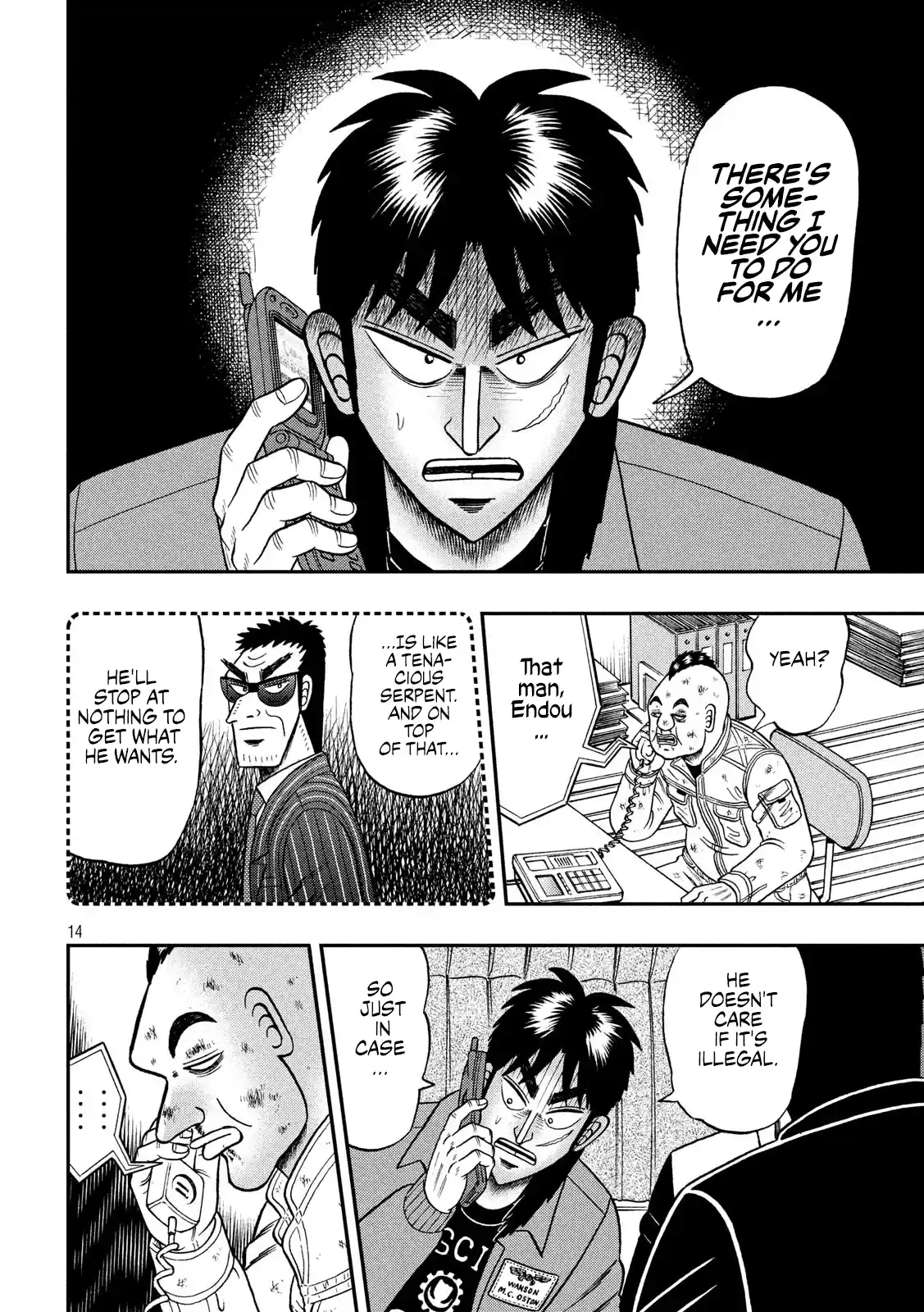 Tobaku Datenroku Kaiji - One Poker Hen Chapter 346: Quick Wit