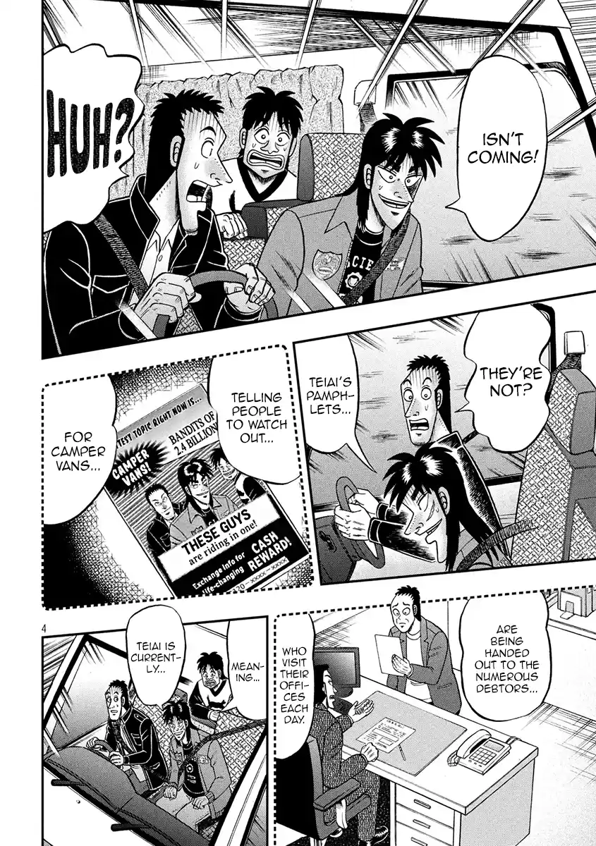 Tobaku Datenroku Kaiji - One Poker Hen Chapter 357: Racing By
