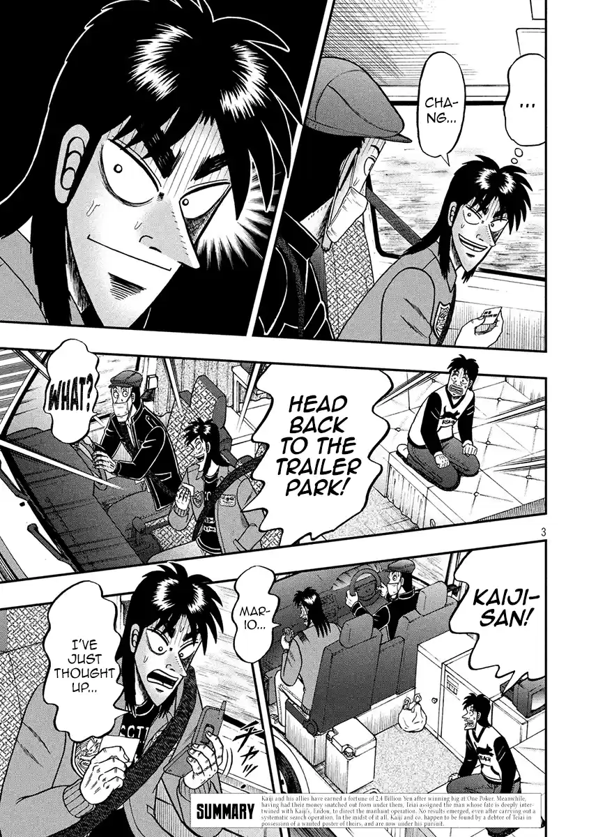 Tobaku Datenroku Kaiji - One Poker Hen Chapter 360: Clever Move
