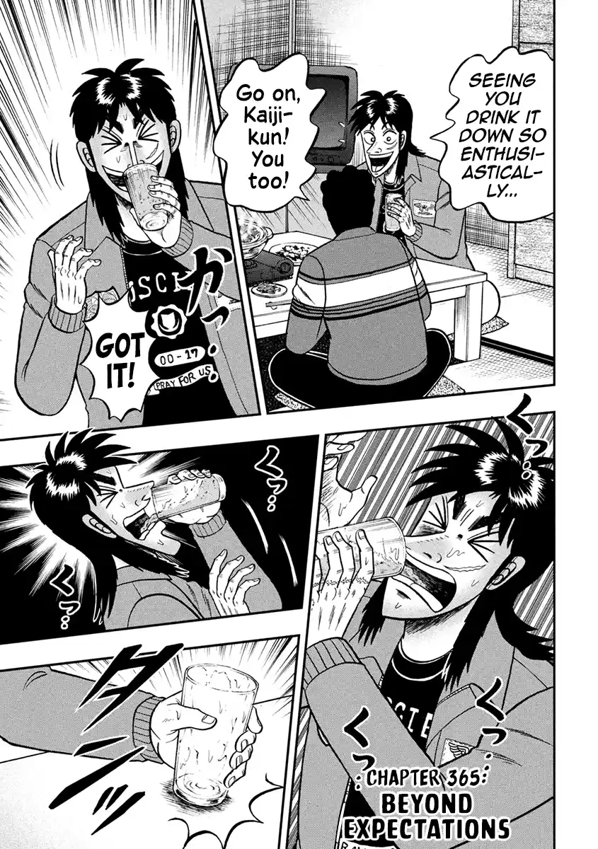 Tobaku Datenroku Kaiji - One Poker Hen Chapter 365: Beyond Expectations