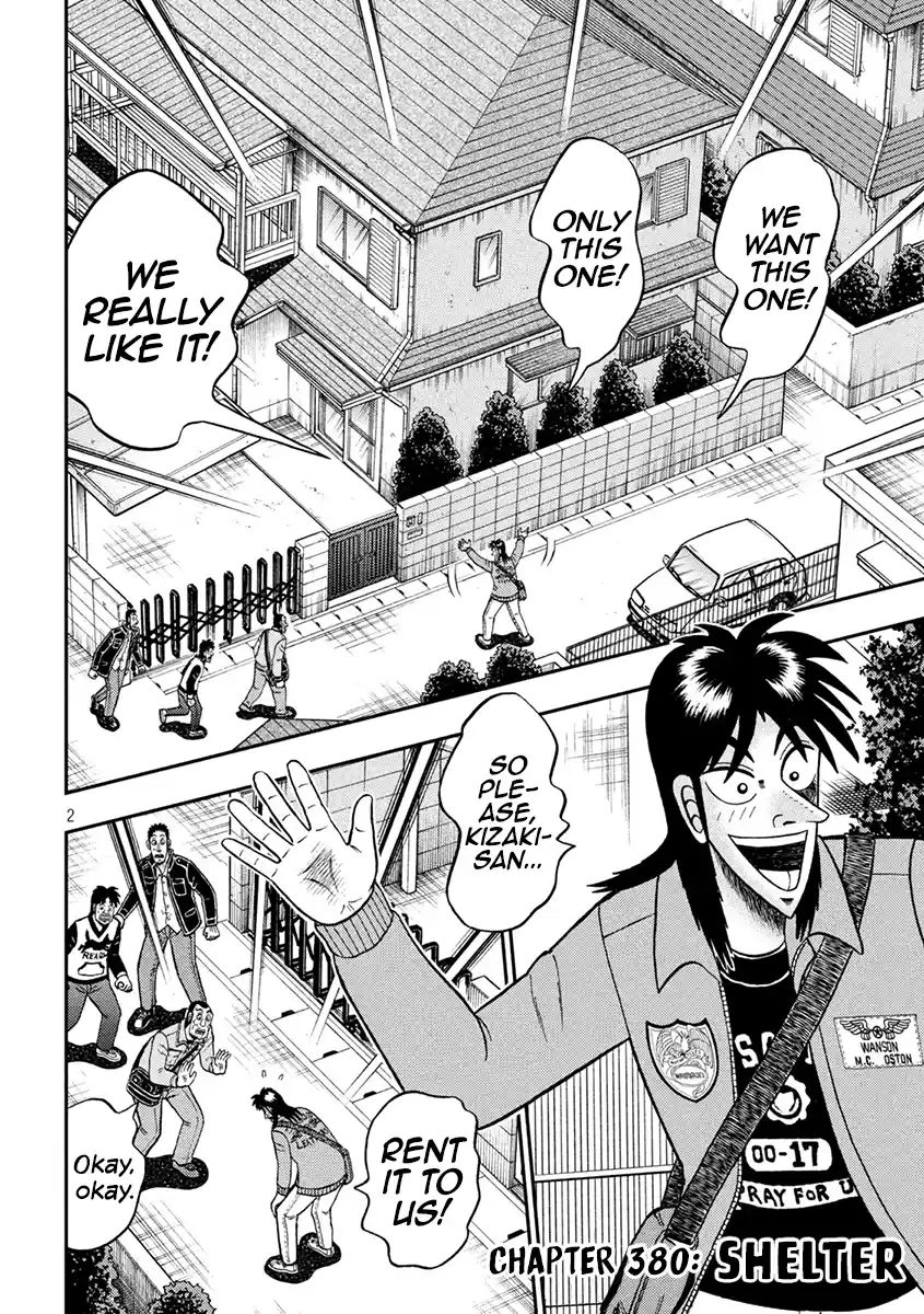 Tobaku Datenroku Kaiji - One Poker Hen Chapter 380: Shelter