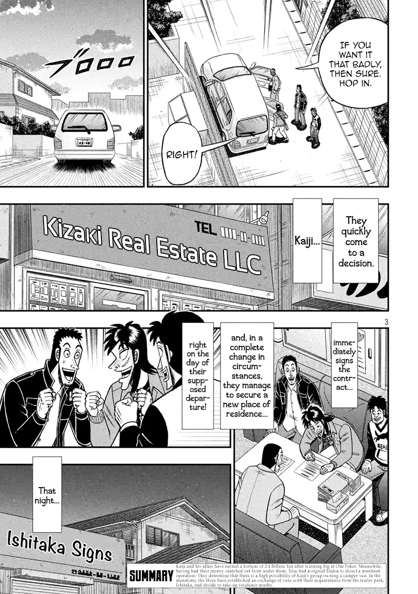 Tobaku Datenroku Kaiji - One Poker Hen Chapter 380: Shelter