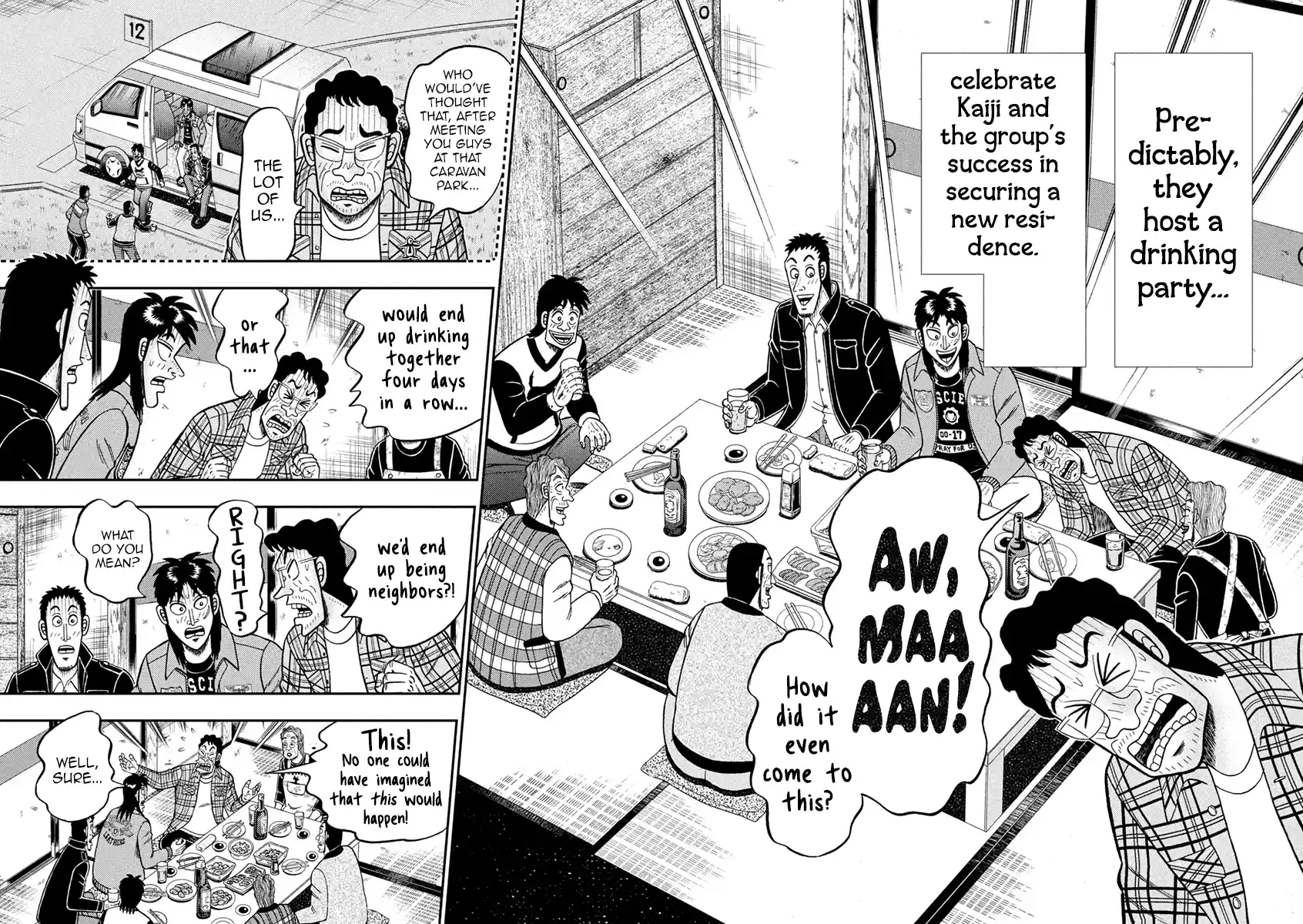 Tobaku Datenroku Kaiji - One Poker Hen Chapter 380: Shelter