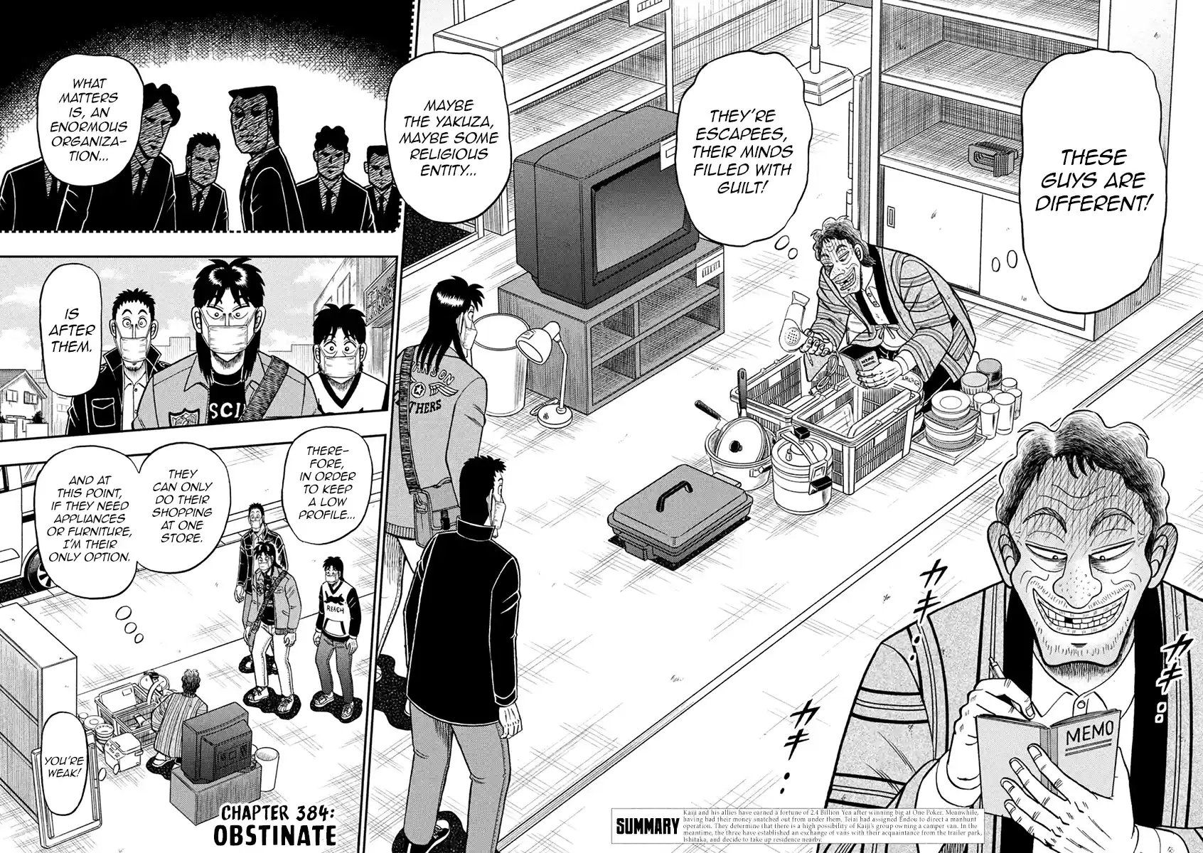 Tobaku Datenroku Kaiji - One Poker Hen Chapter 384: Obstinate