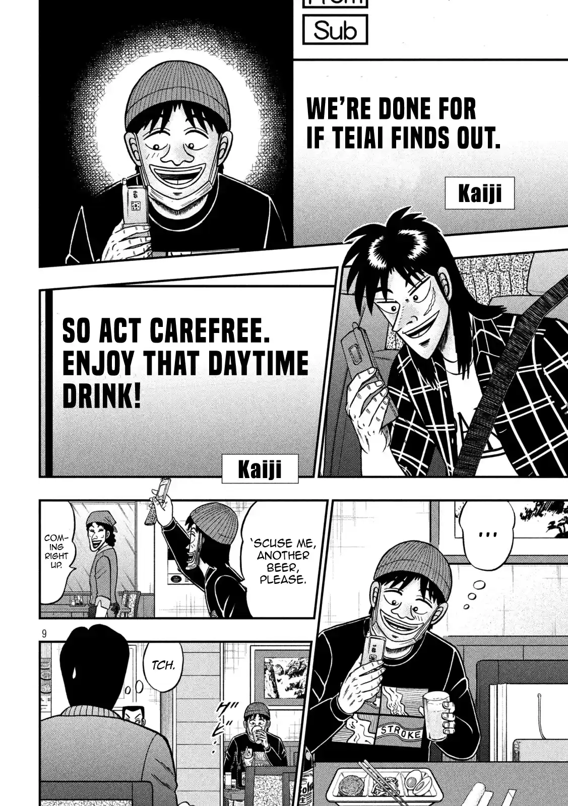 Tobaku Datenroku Kaiji - One Poker Hen Chapter 412