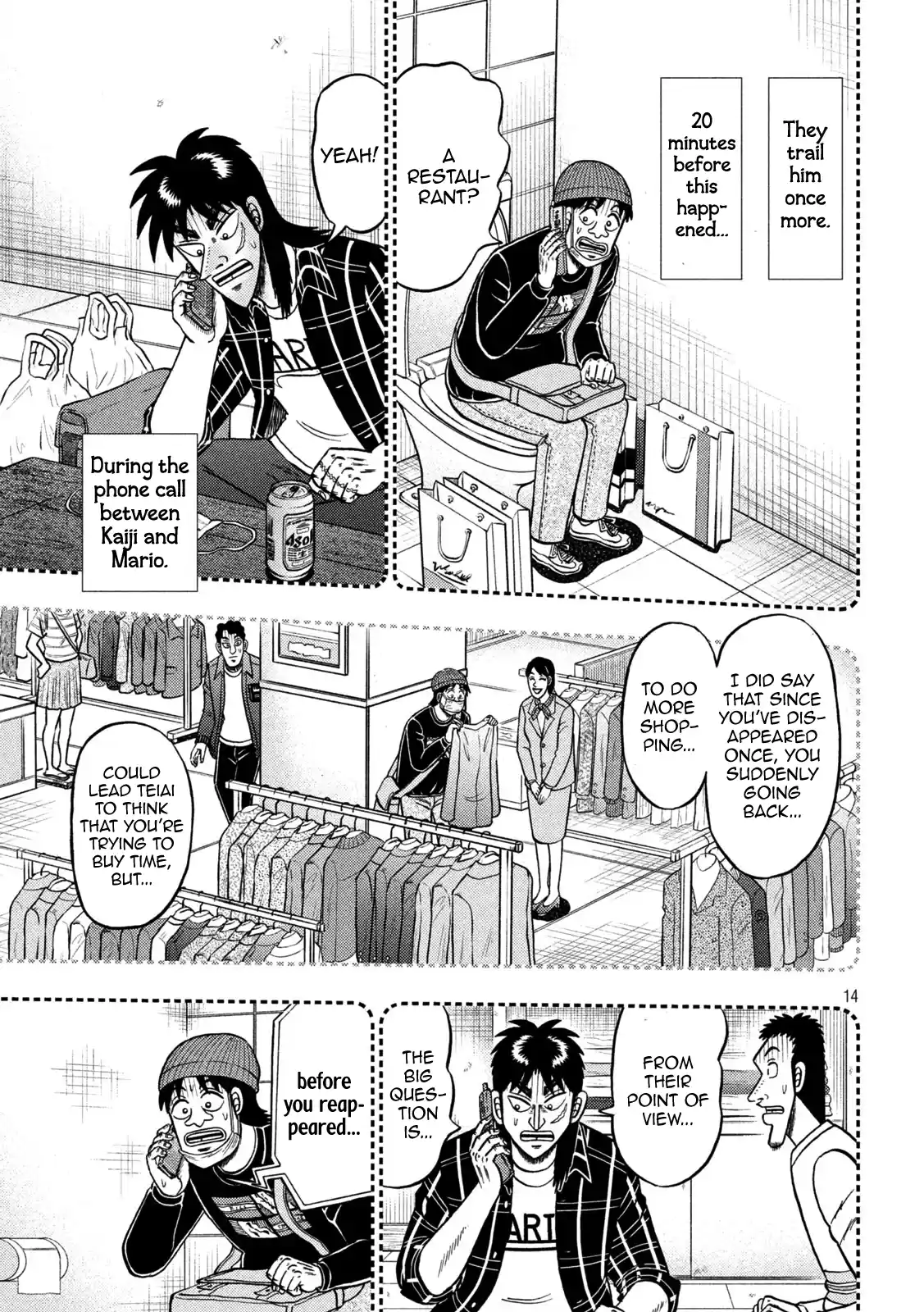 Tobaku Datenroku Kaiji - One Poker Hen Chapter 412