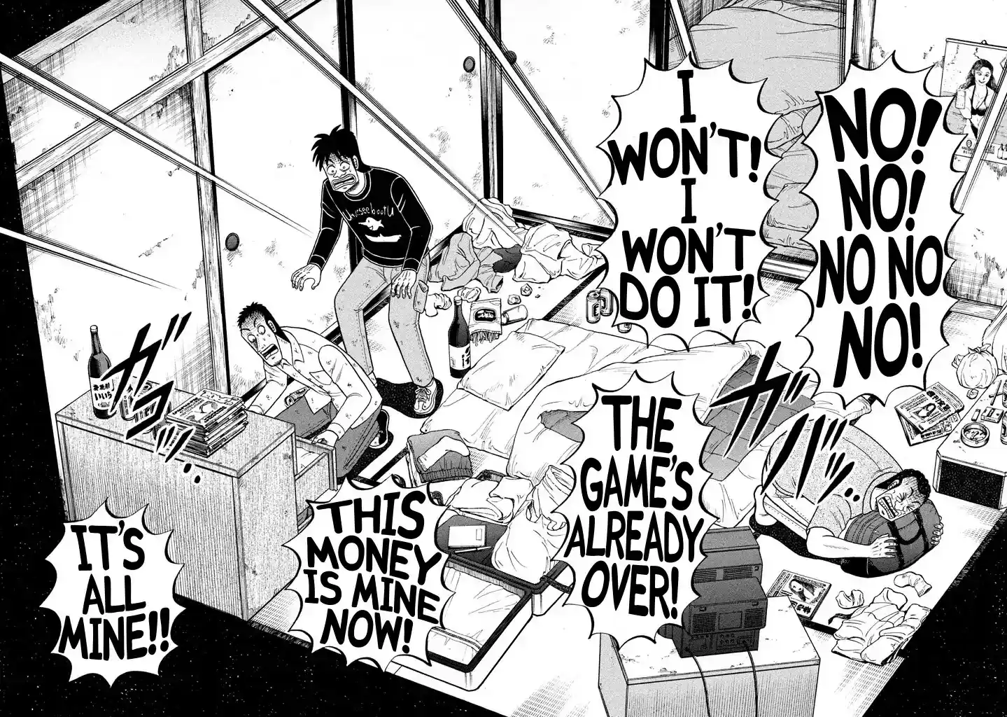 Tobaku Datenroku Kaiji - One Poker Hen Chapter 5: Evacuate