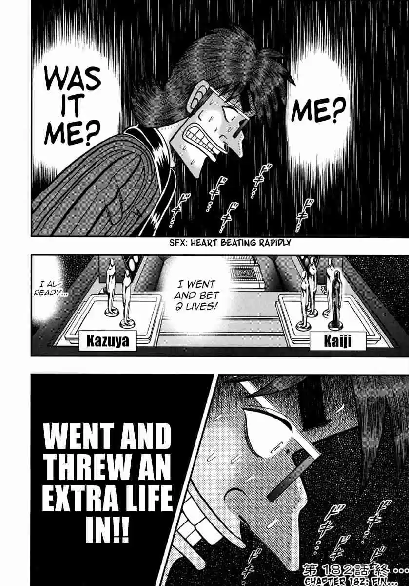 Tobaku Datenroku Kaiji: One Poker Hen Vol.9 Ch.182