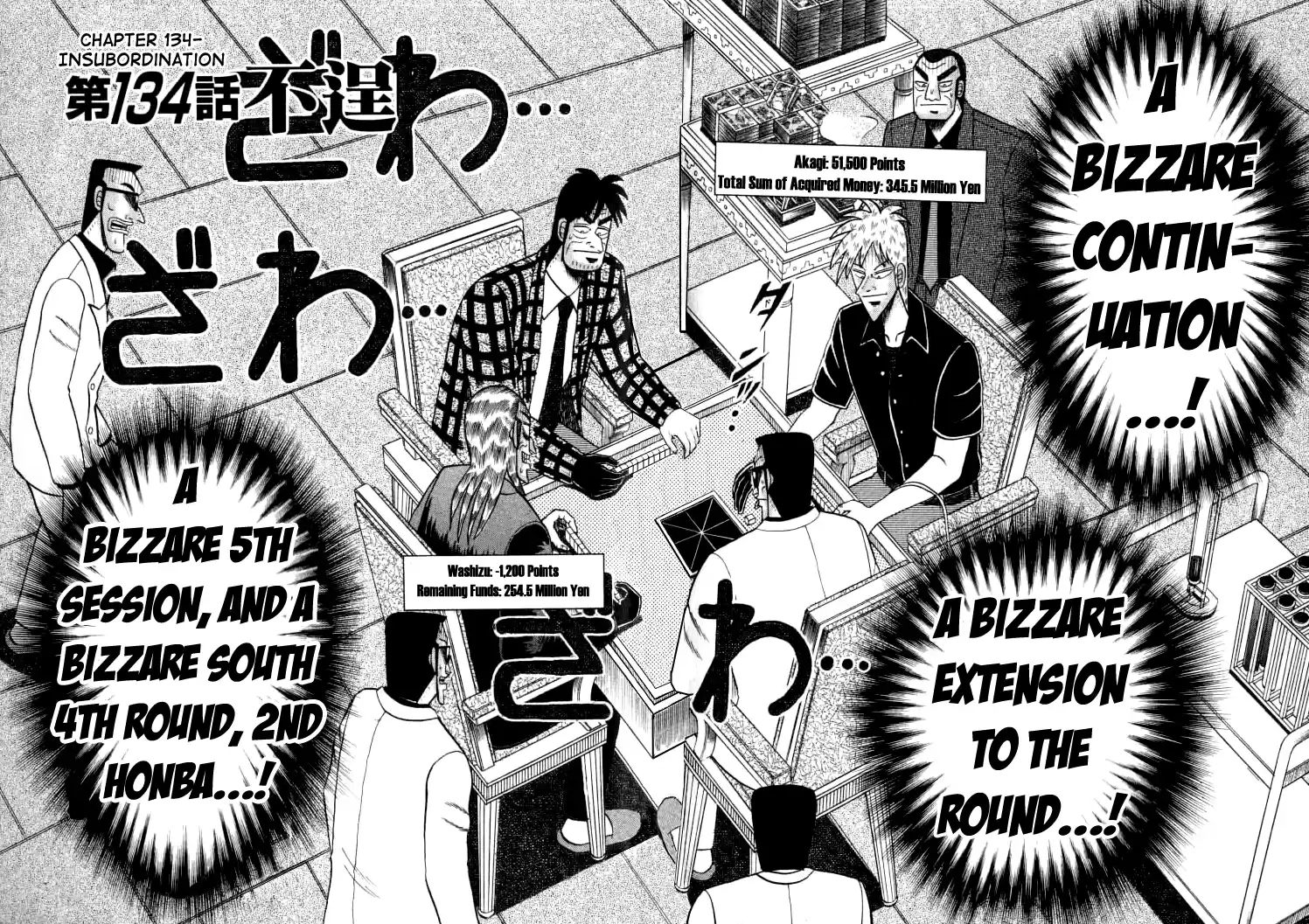 Tohai Densetsu Akagi Vol.15 Ch.134