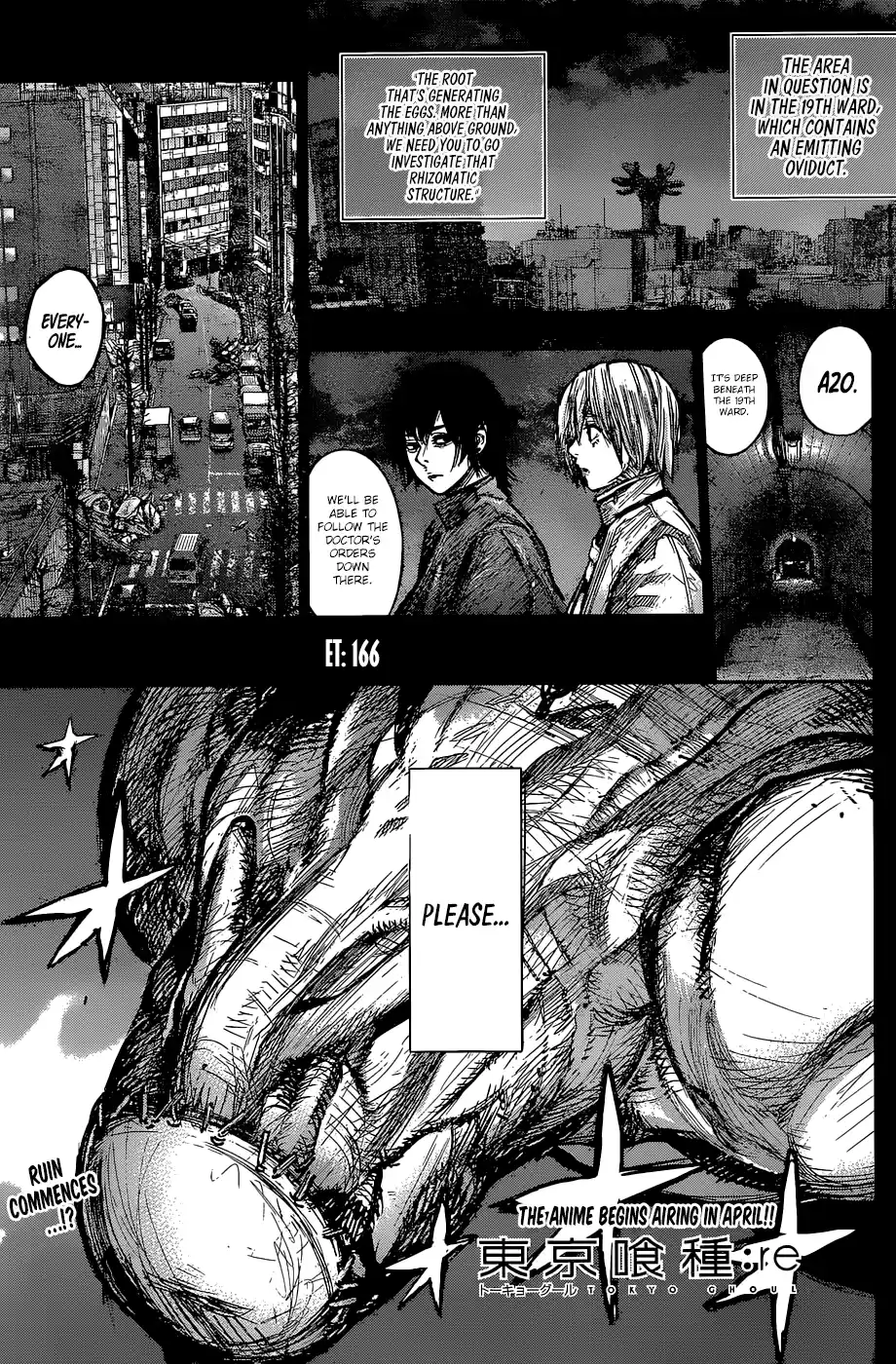 Tokyo Ghoul: re 166