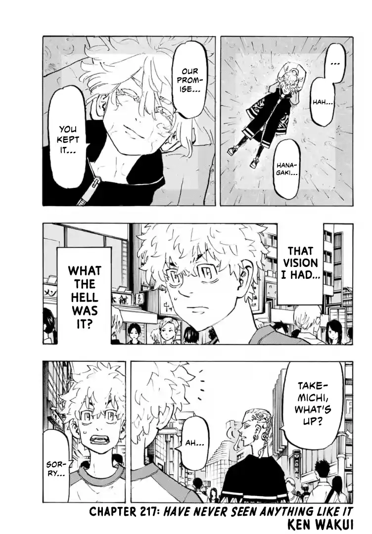 Tokyo Manji Revengers Chapter 217: Have Never Seen Anything Like It