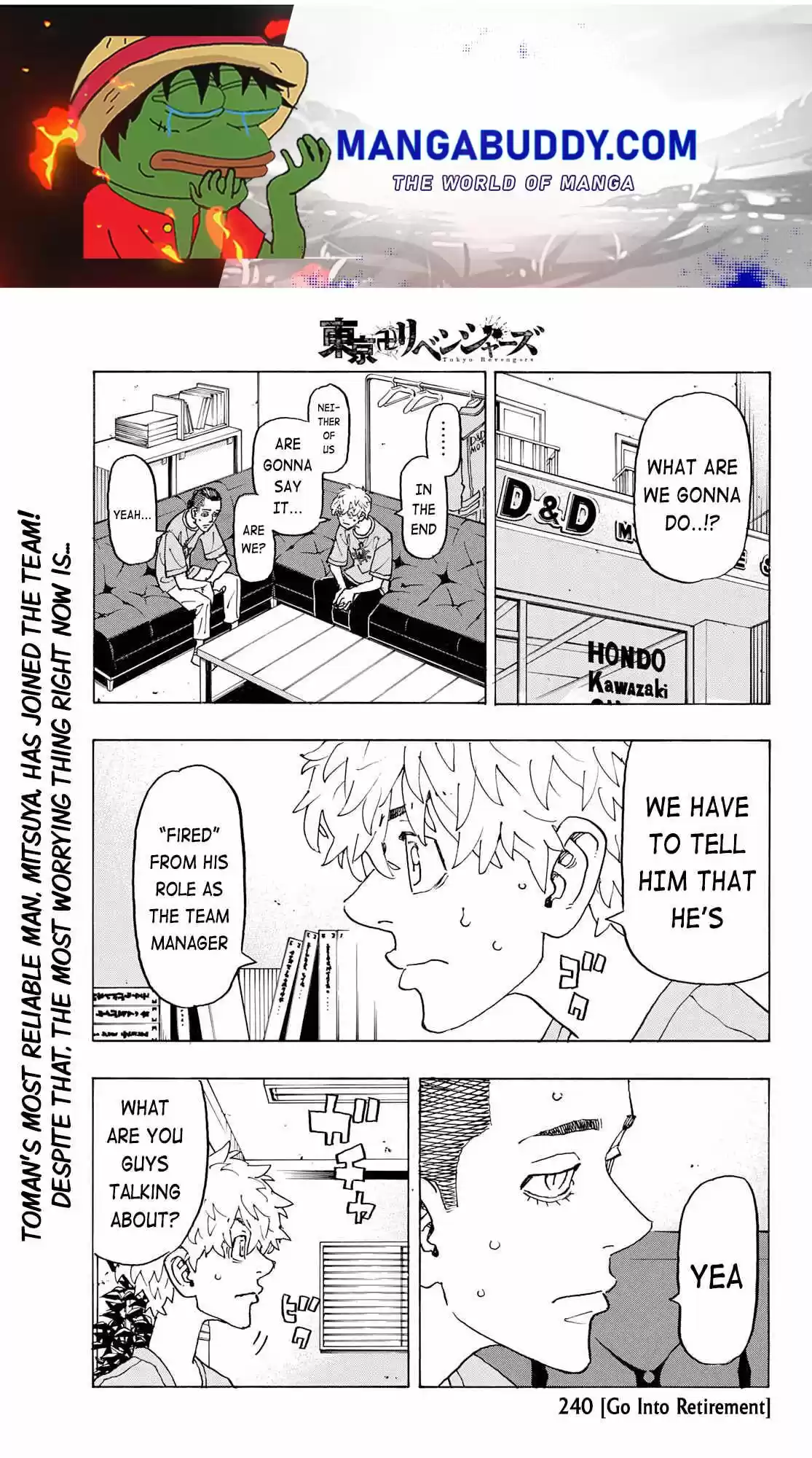 Tokyo Manji Revengers Chapter 240