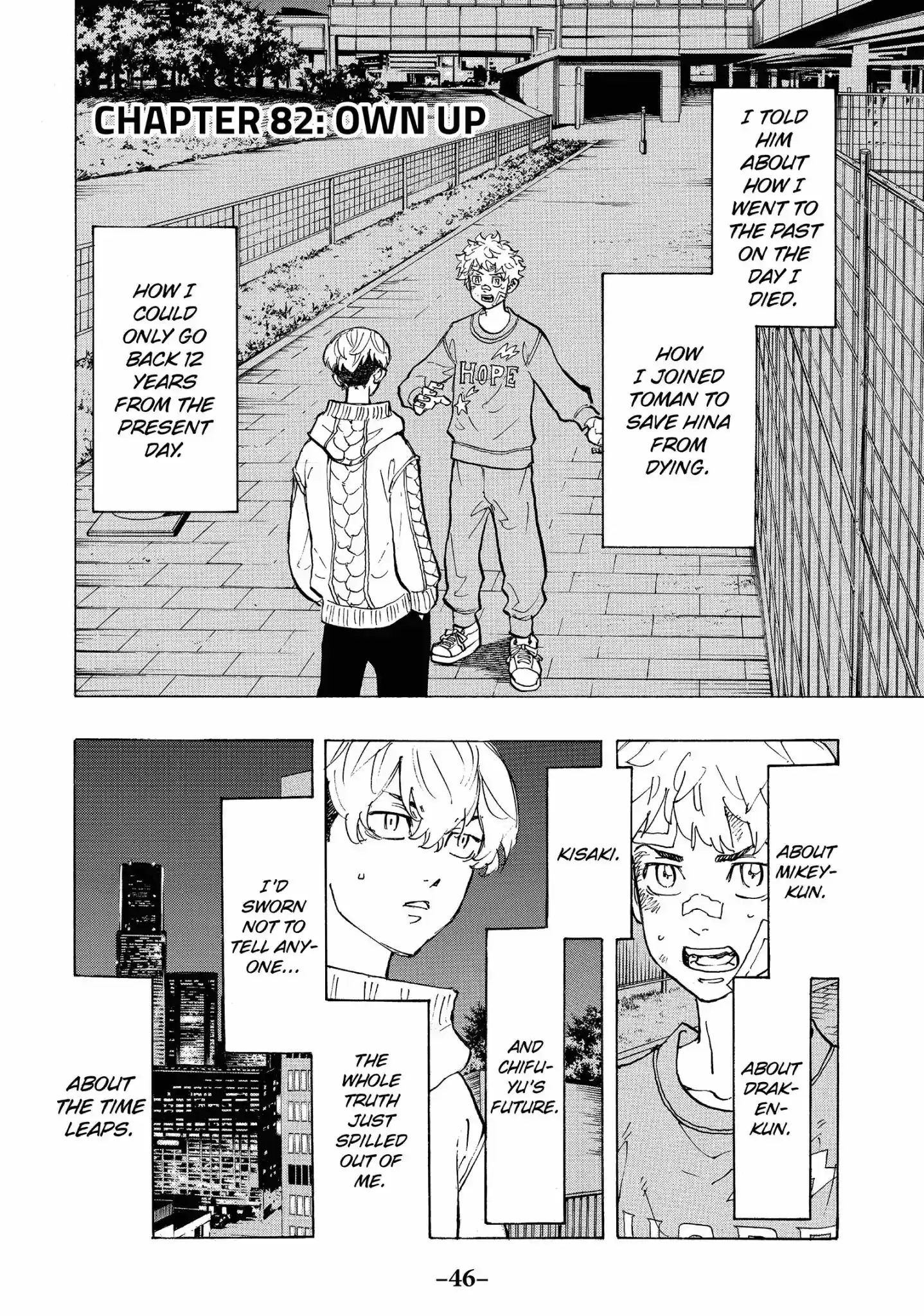 Tokyo Manji Revengers Vol.10 Chapter 82: Own up