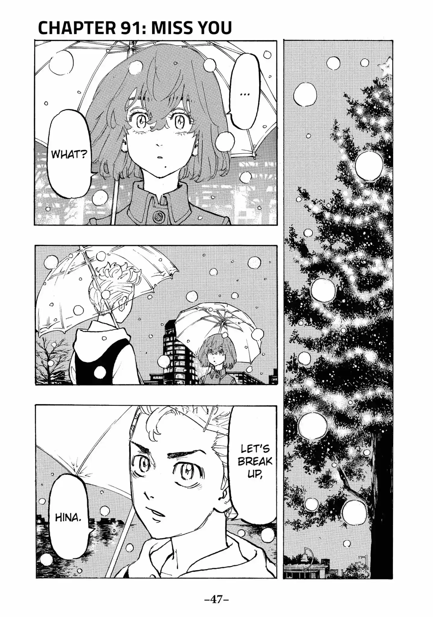 Tokyo Manji Revengers Vol.11 Chapter 91: Miss You