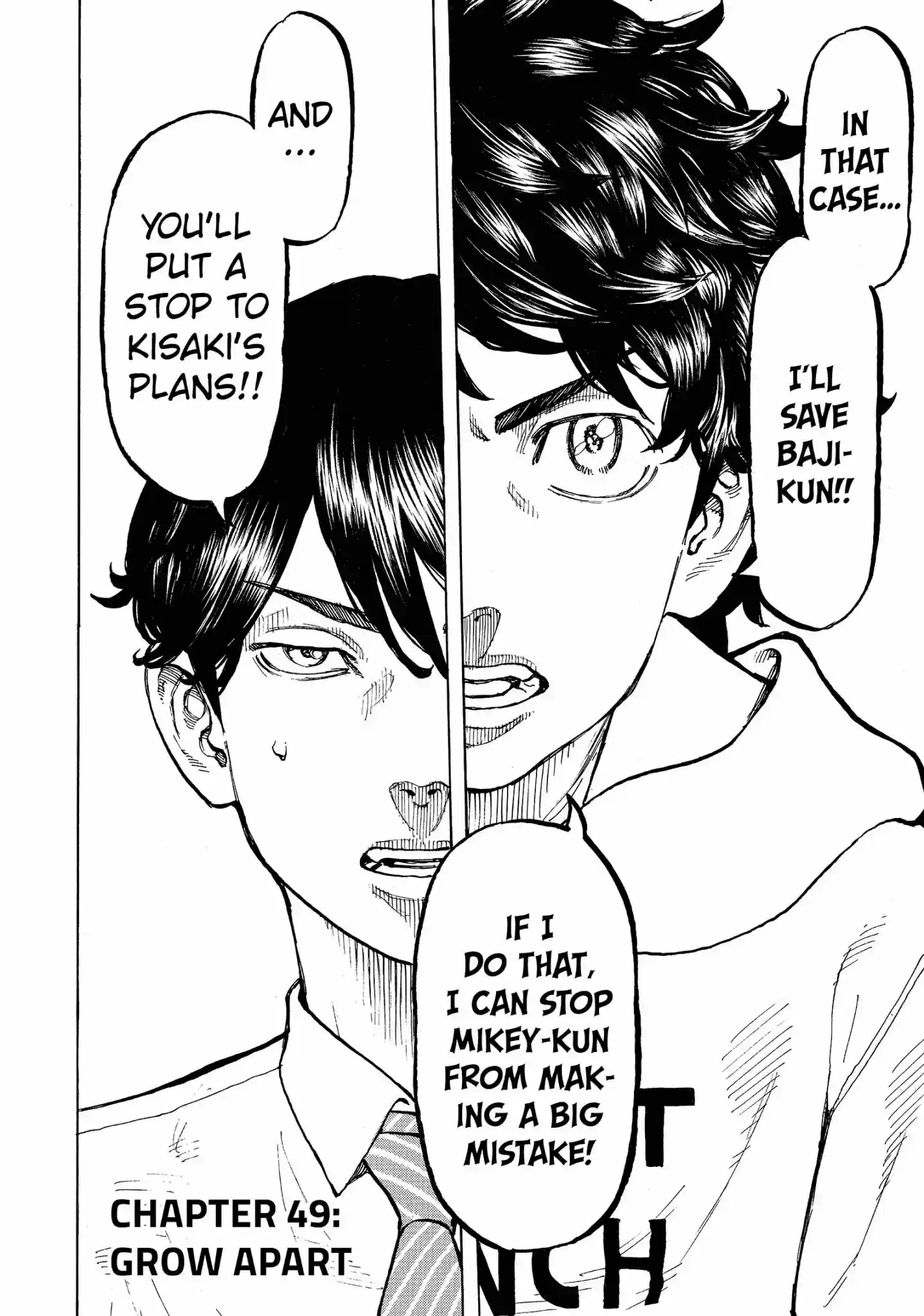 Tokyo Manji Revengers Vol.6 Chapter 49: Grow Apart