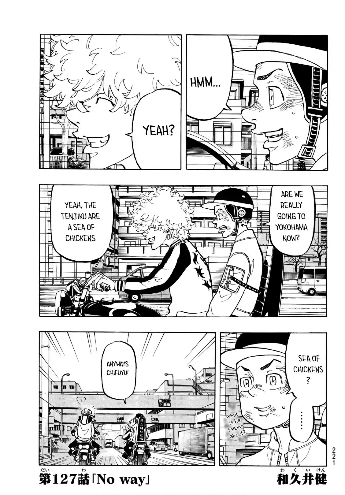 Tokyo 卍 Revengers Vol. 15 Ch. 127 no way