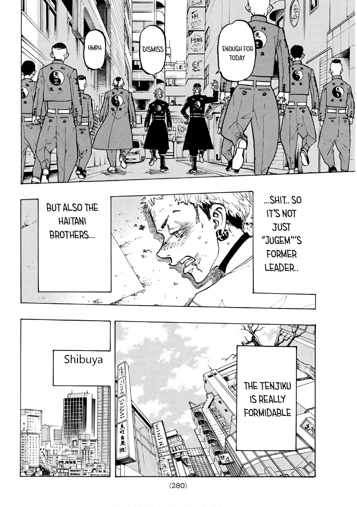 Tokyo 卍 Revengers Vol. 15 Ch. 128 gang of four