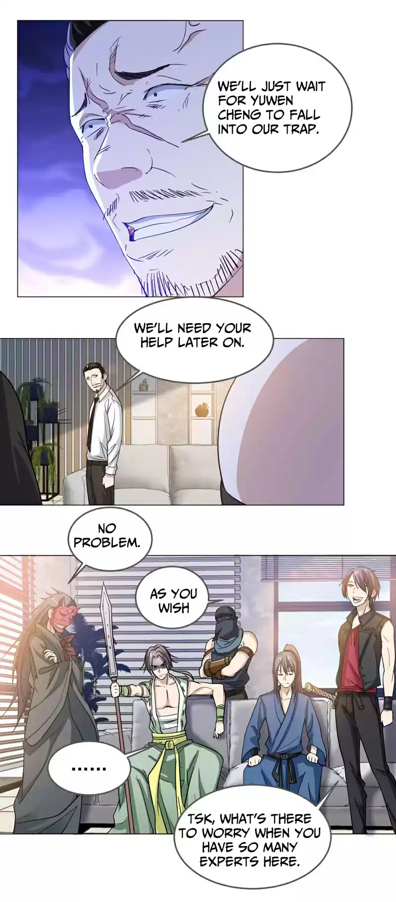 Treading on Fire, Yuwen Jun! Ch. 59