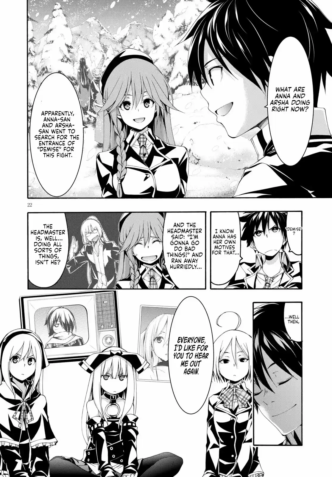Trinity Seven: 7-Nin No Mahoutsukai Chapter 122