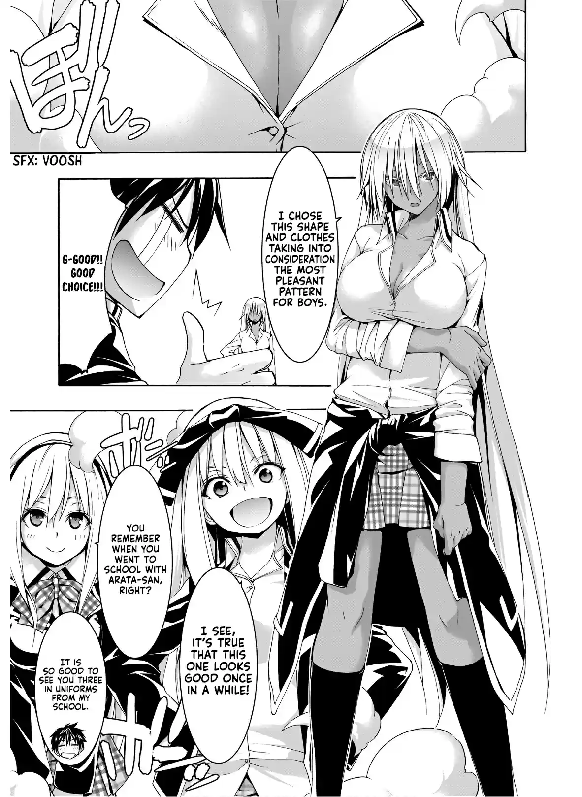 Trinity Seven Vol. 22 Ch. 101 The Lonely Shadow and School Life