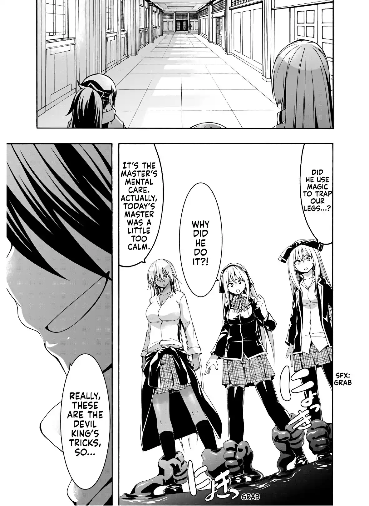 Trinity Seven Vol. 22 Ch. 101 The Lonely Shadow and School Life
