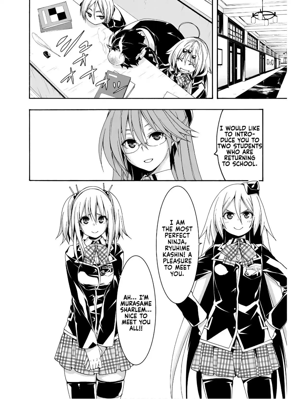 Trinity Seven Vol. 22 Ch. 101 The Lonely Shadow and School Life