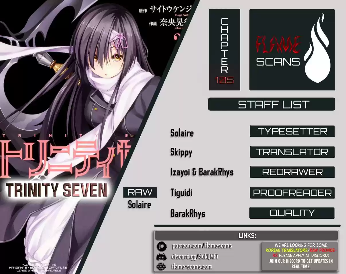 Trinity Seven Vol. 23 Ch. 105 Silent Day & Clouding Lady