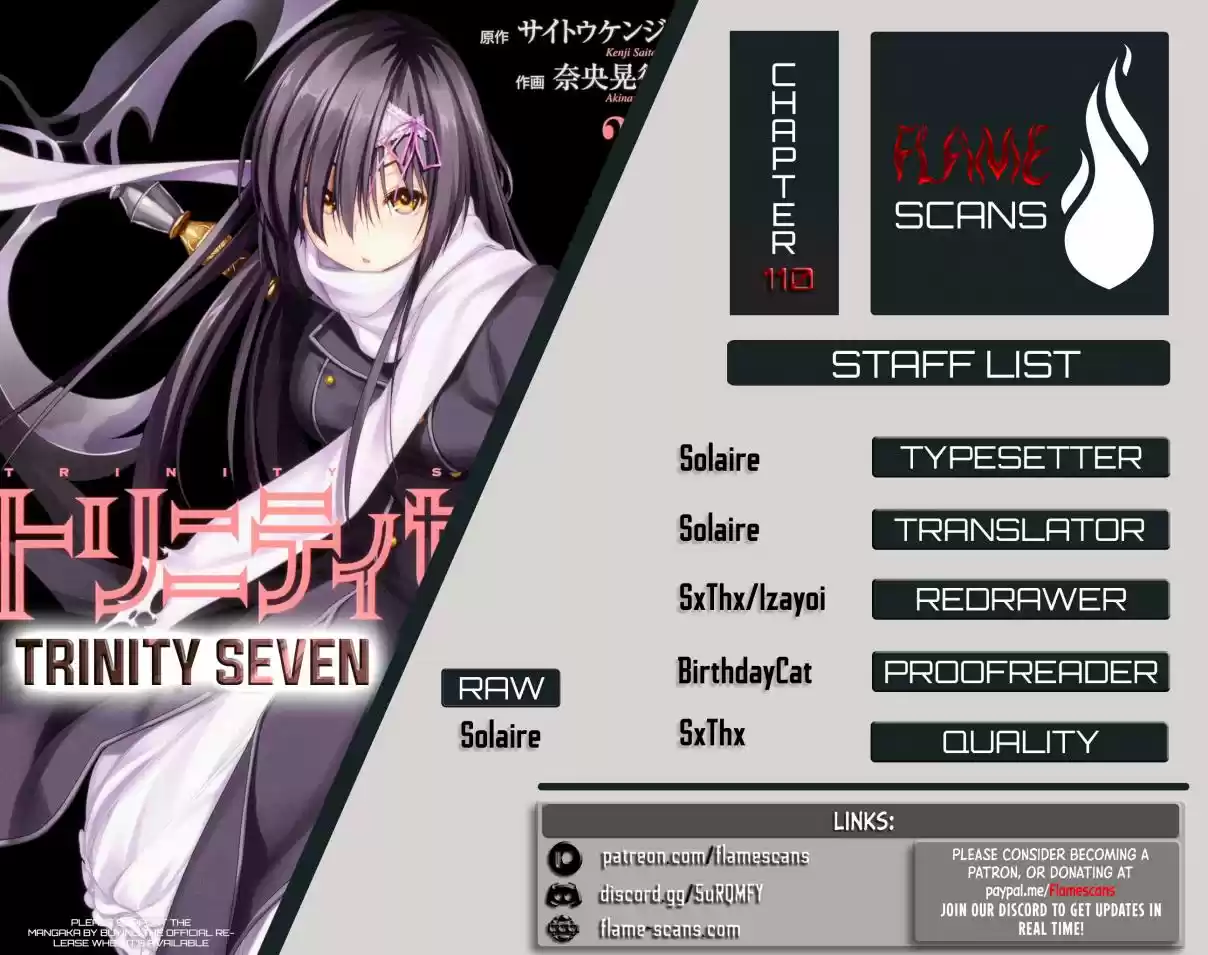 Trinity Seven Vol. 24 Ch. 110 The War for Hijiri and Goddess's Identity