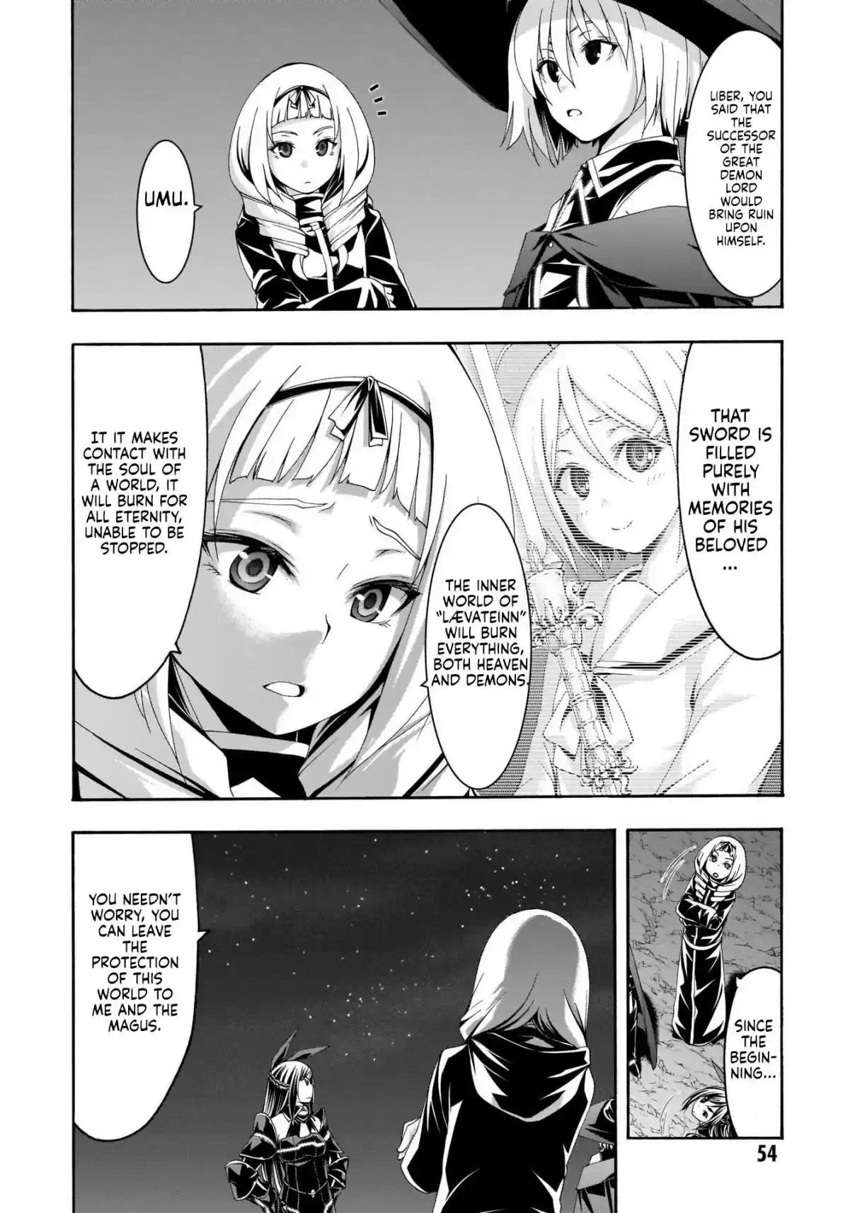 Trinity Seven Vol. 24 Ch. 110 The War for Hijiri and Goddess's Identity