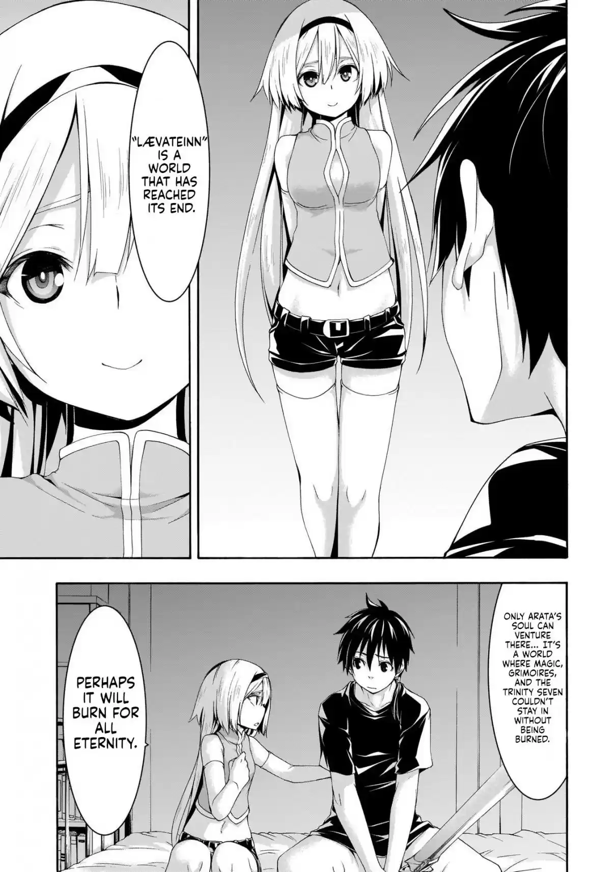 Trinity Seven Vol. 24 Ch. 110 The War for Hijiri and Goddess's Identity
