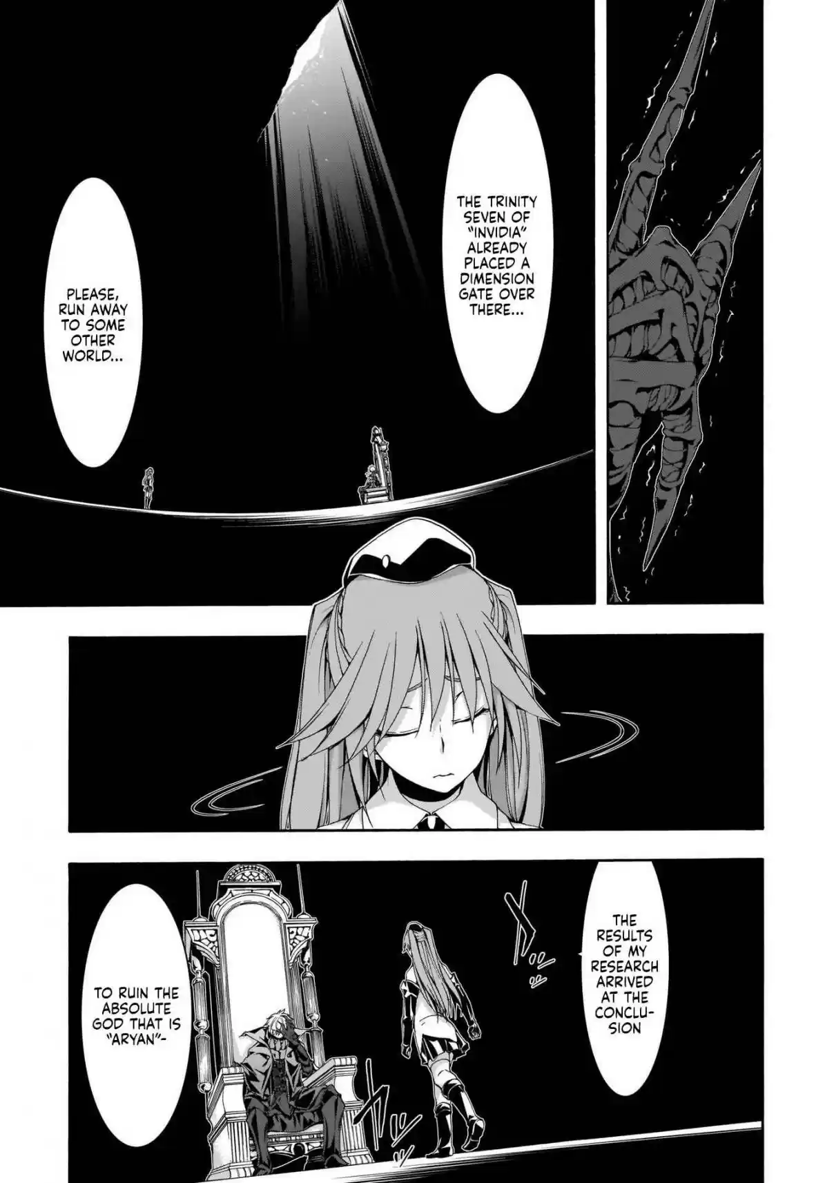 Trinity Seven Vol. 24 Ch. 113 The Demon Lord's Partner and The Eternal Prison of Black Flames