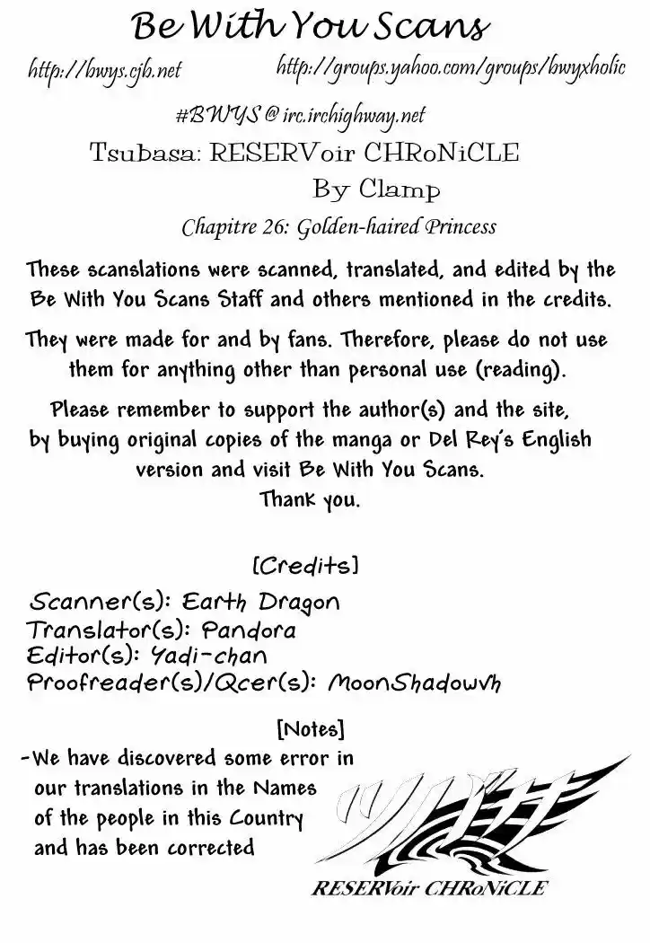 Tsubasa: Reservoir Chronicle 26