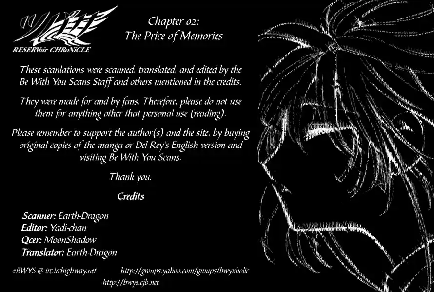 Tsubasa RESERVoir CHRoNiCLE Vol. 1 Ch. 2 The Price of Memories