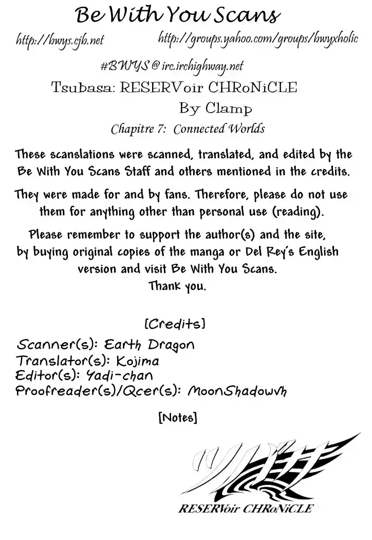 Tsubasa RESERVoir CHRoNiCLE Vol. 2 Ch. 7 Connected Worlds
