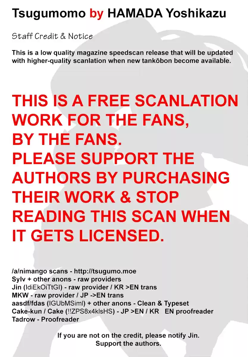 Tsugumomo Ch. 111 After the Tournament