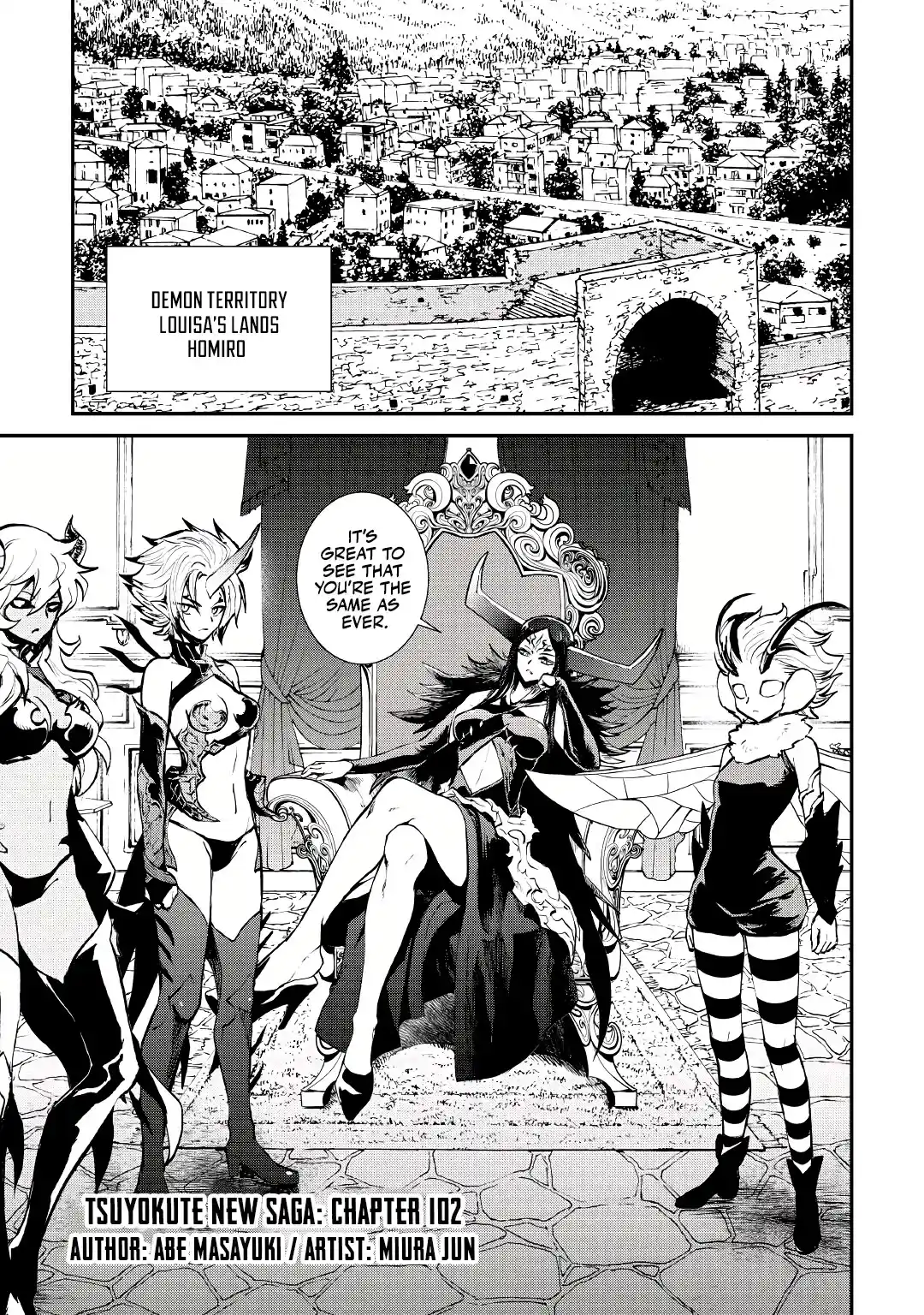 Tsuyokute New Saga Chapter 103